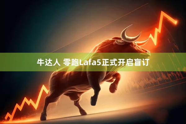 牛达人 零跑Lafa5正式开启盲订